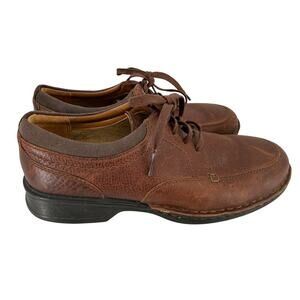 Collection by Clarks Men's 9.5M Brown Leather Oxford Comfort Shoes Cushion Soft